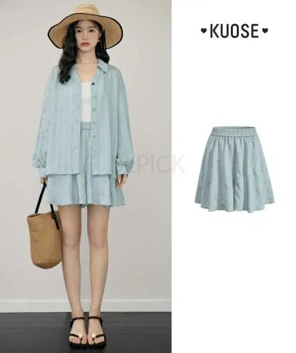 KUOSE セットアップ ブラウス ズボン