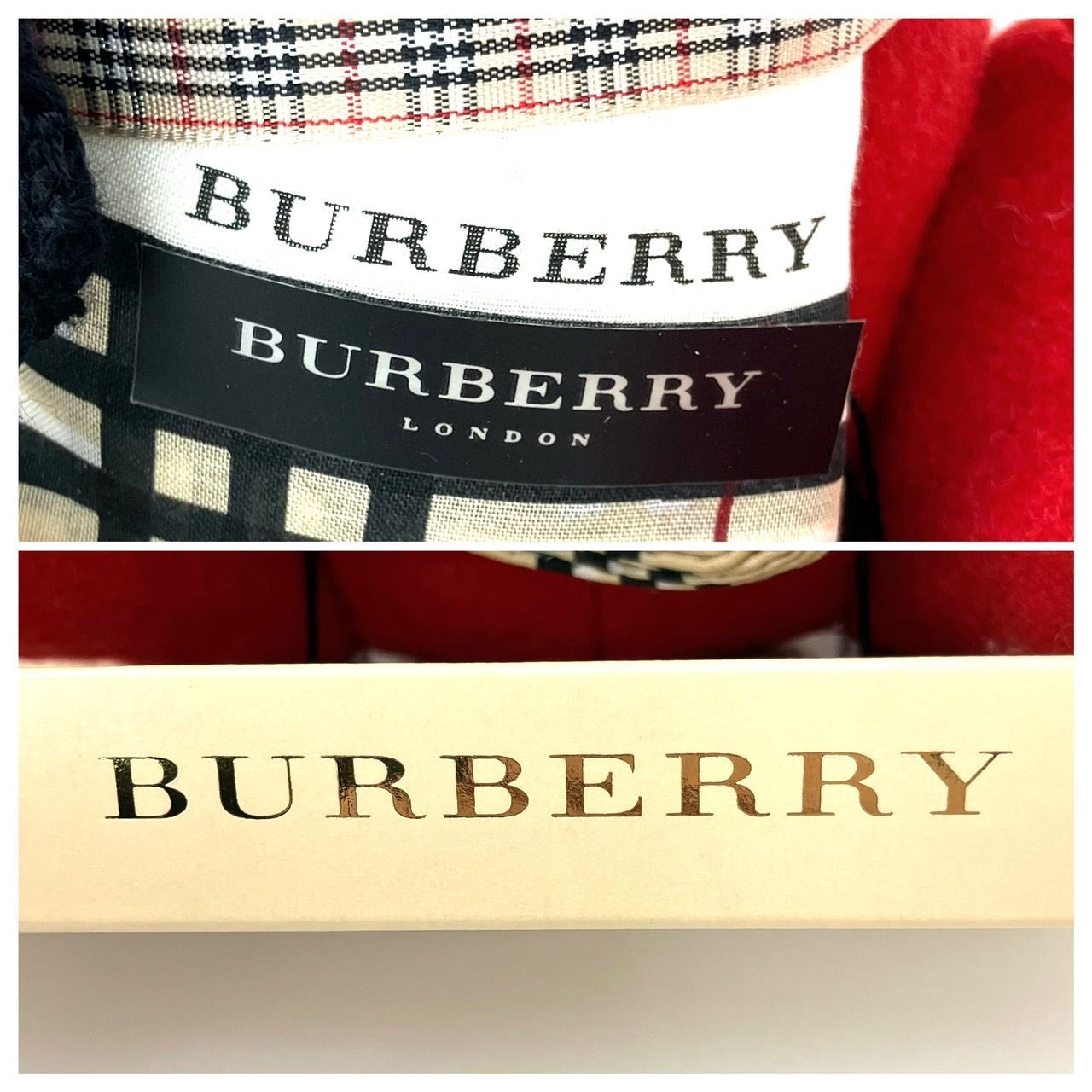 BURBERRY☆バーバリー☆テディベア☆ 値下げ】Burberry バーバリー テディベア チェック柄 - メルカリ