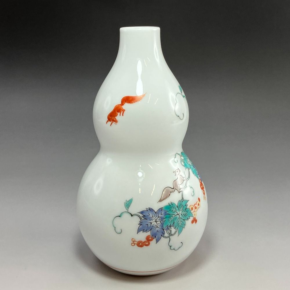 錦 葡萄リス文一輪生