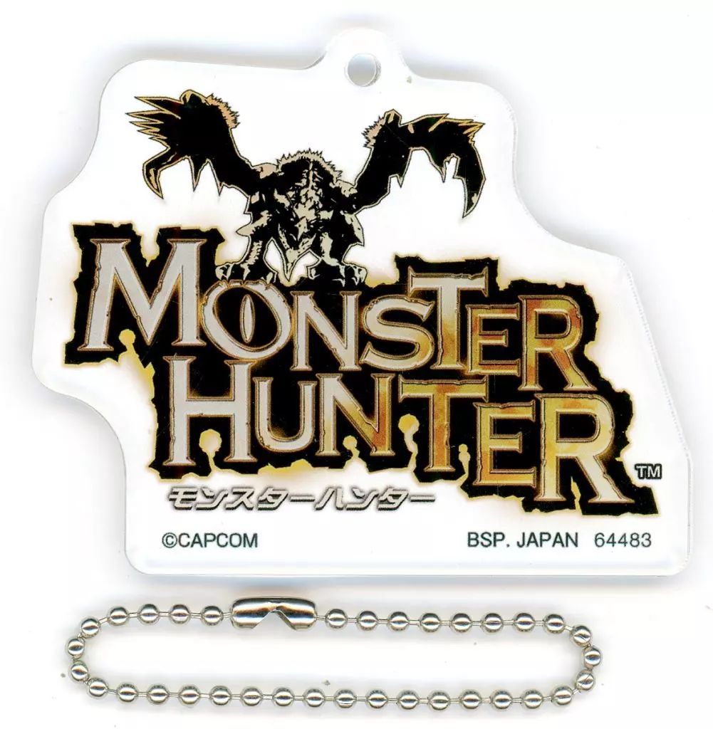 中古】キーホルダー モンスターハンター公式ロゴ アクリル