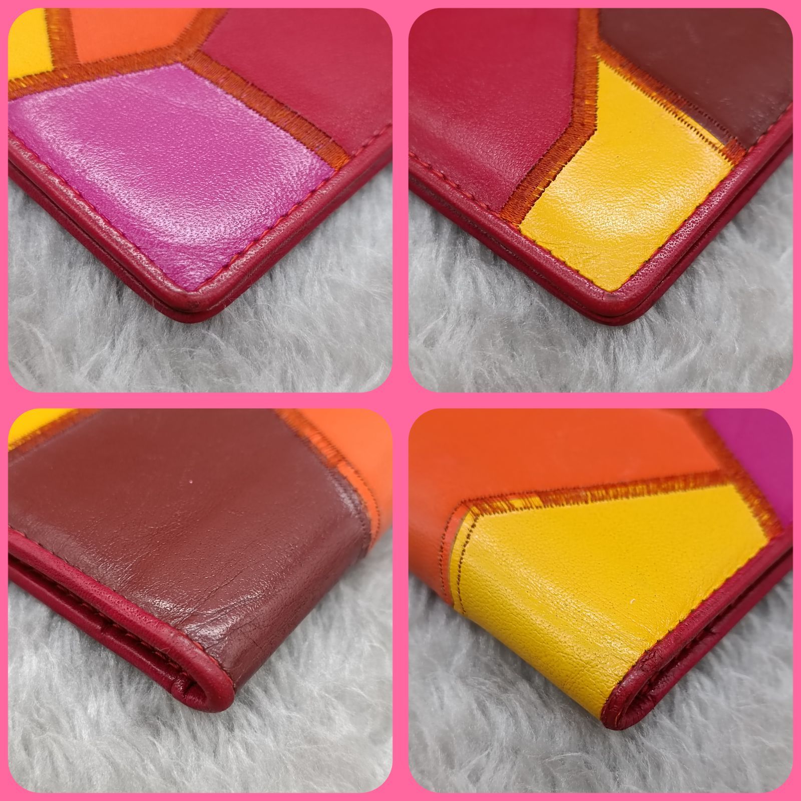 YVES SAINT LAURENT 》 イヴサンローラン パスケース 定期入れ 