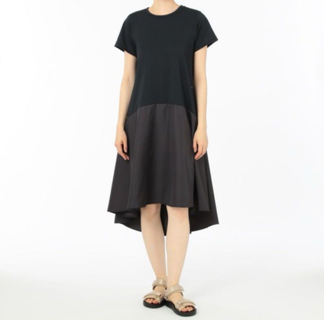 Chacott BALANCE チャコットバランス タフタコンビワンピース