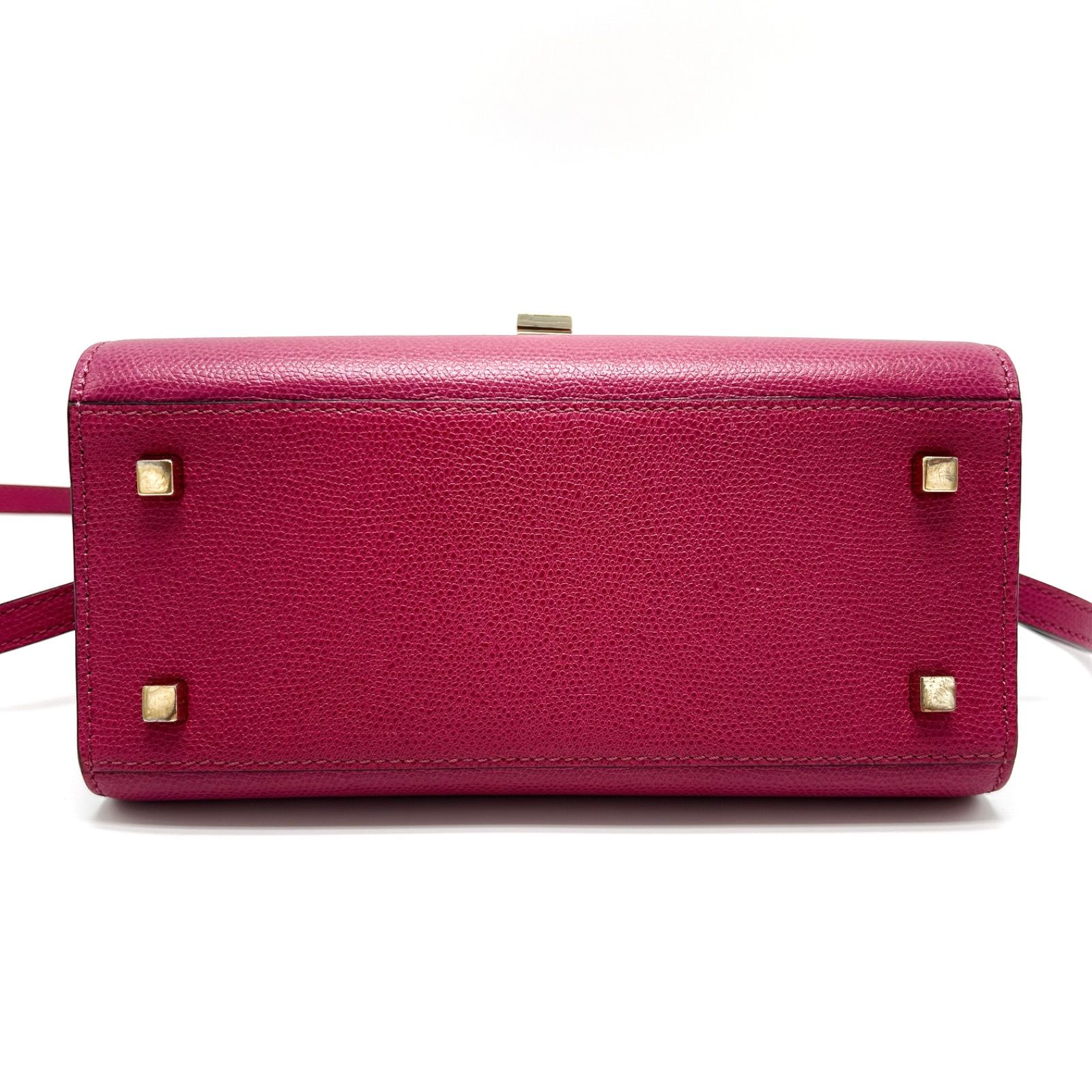 ◎ 極美品 Valextra ヴァレクストラ ミニ イジィデ ハンドバッグ 2WAY 