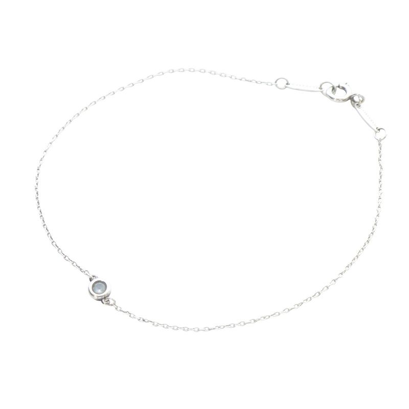 Tiffany & Co. バイザヤードアクアマリンブレスレット　美品 ティファニー TIFFANY & CO. バイザヤード アクアマリン 1P