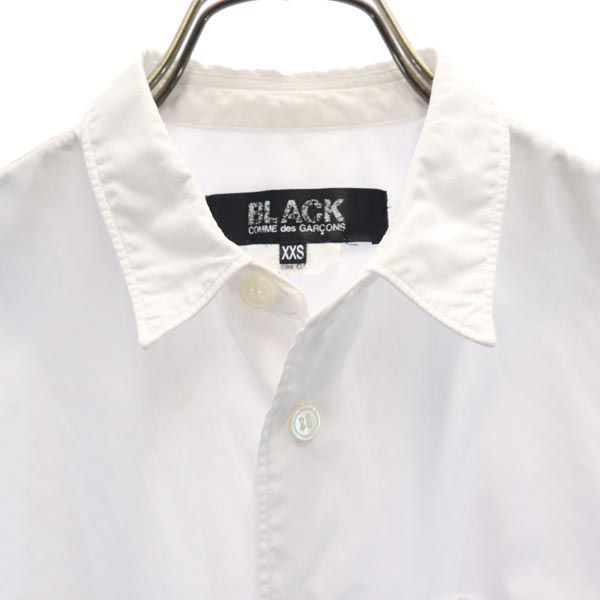 ブラックコムデギャルソン 日本製 2012年 長袖 シャツ XXS ホワイト系 BLACK COMME des GARCONS メンズ  【220912】 メール便可