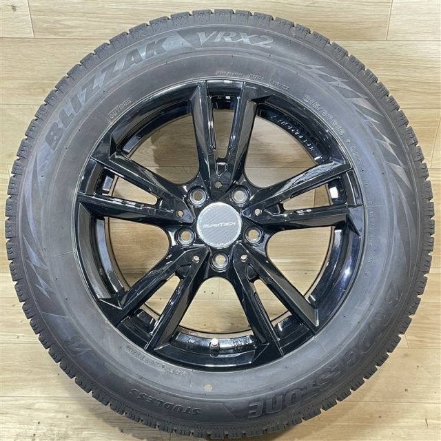 BS BLIZZAK VRX2 205/60R16】スタッドレス 社外ホイール 16インチ