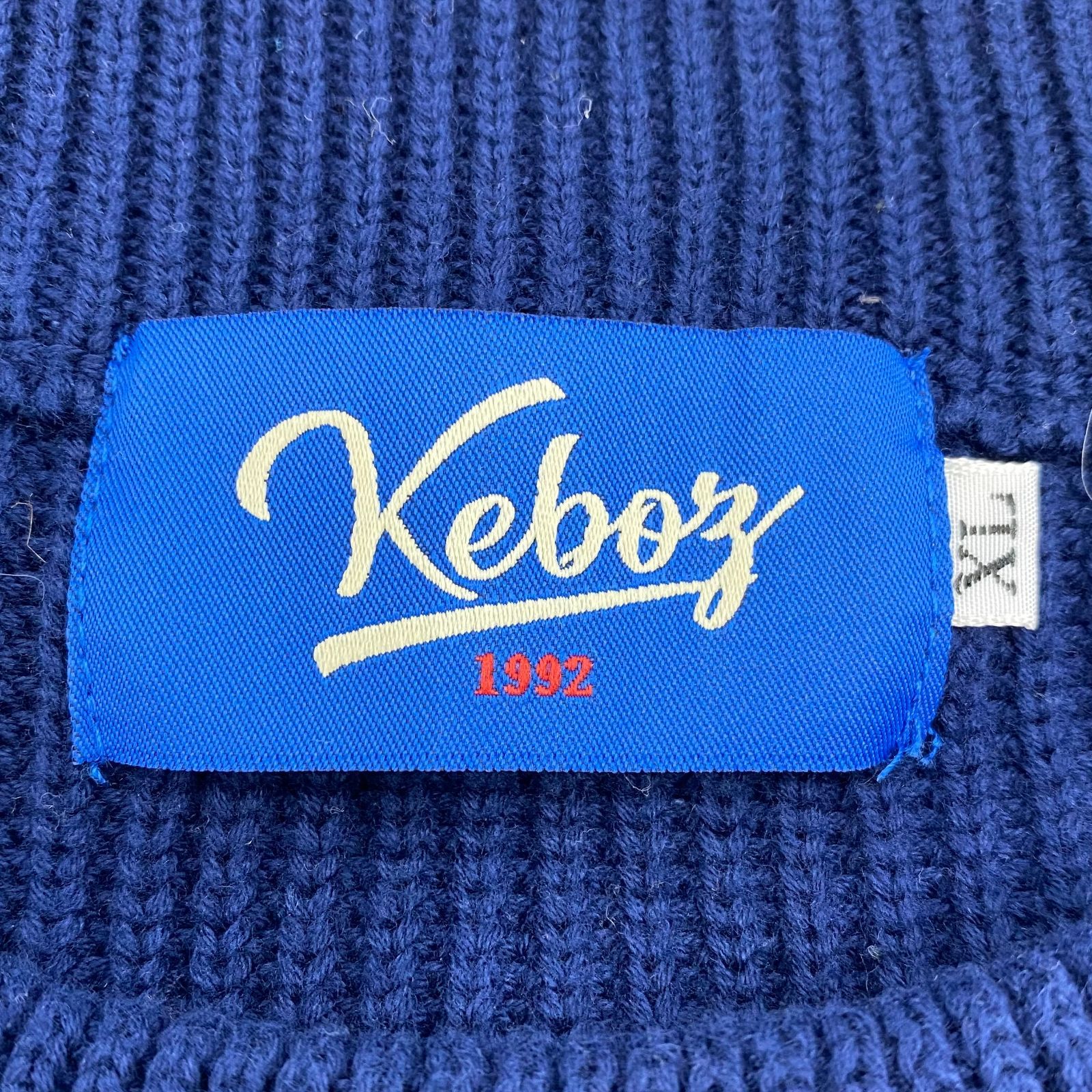 Keboz ボーダー ニット セーター XLサイズ マルチカラー - メルカリ