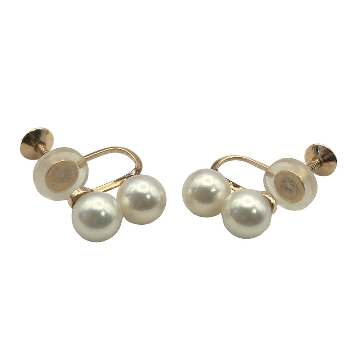 タサキシンジュ 田崎真珠/TASAKI リング バランスプラス パール リング K18YG×パール パール直径約6.5mm 美品 アクセサリー（指） バランス プラス ネオ リング R-4890-18KYG|リング&frasl;balance plus neo