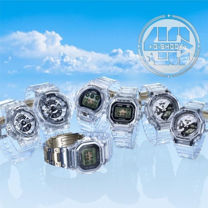 カシオーク G-SHOCK Gショック 40周年 クリア リミックス