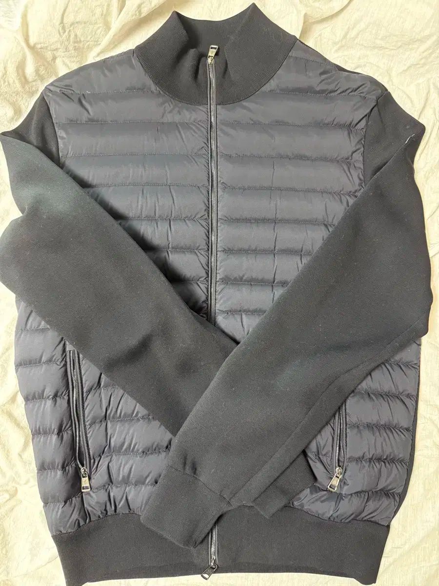 MONCLER(モンクレール) ニットダウン カーディガン ブラック
