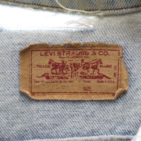 リーバイス 80s ヴィンテージ USA製 デニムジャケット 40 Levi's G