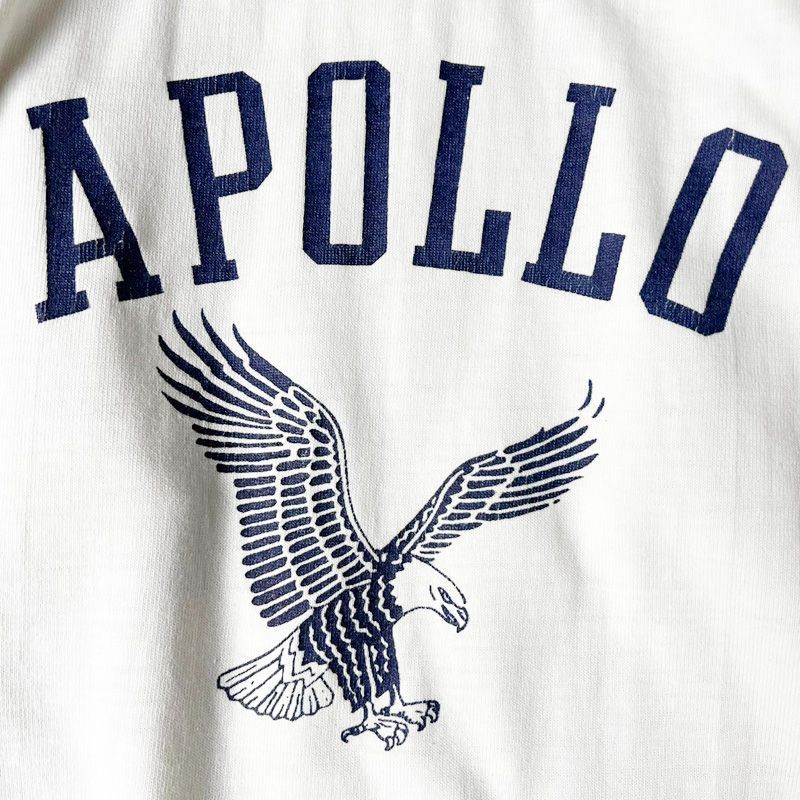 フットボールT ラッセル　金タグ　70s イーグル 70s 金タグ USA製 RUSSELL 2段 カレッジ イーグル プリント