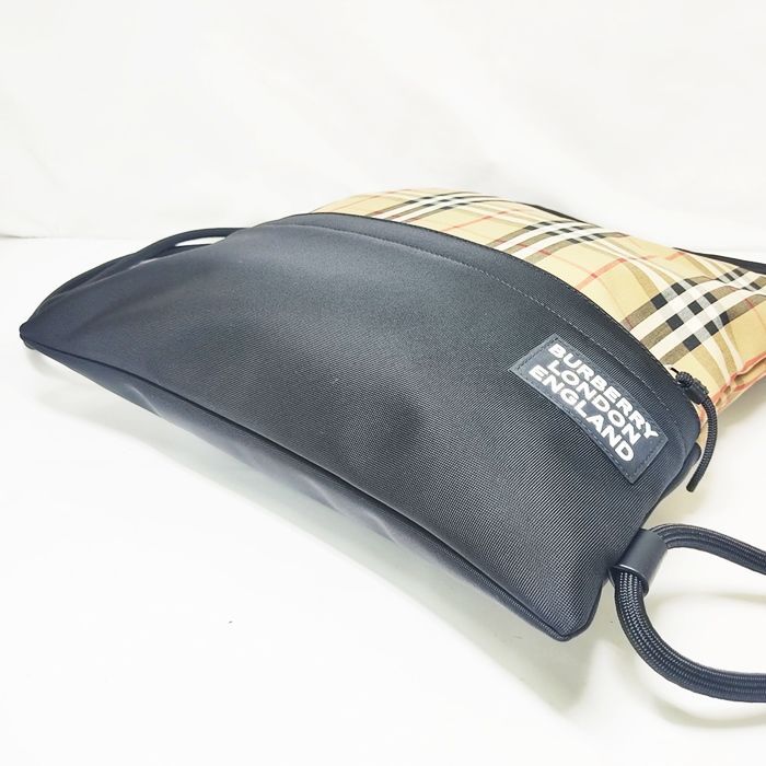 美品　希少　バーバリー　ノバチェック キャンバス　巾着　リュック　バックパック 楽天市場】□新品同様□ BURBERRY バーバリー ノバチェック