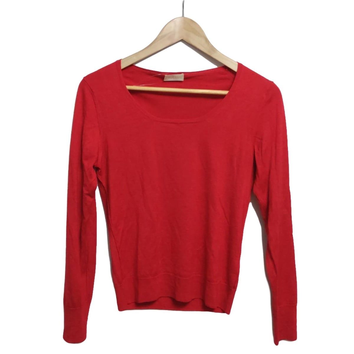 Cruciani クルチアーニ 長袖セーター サイズ42 L レディース - レッド カシミヤ|シルク