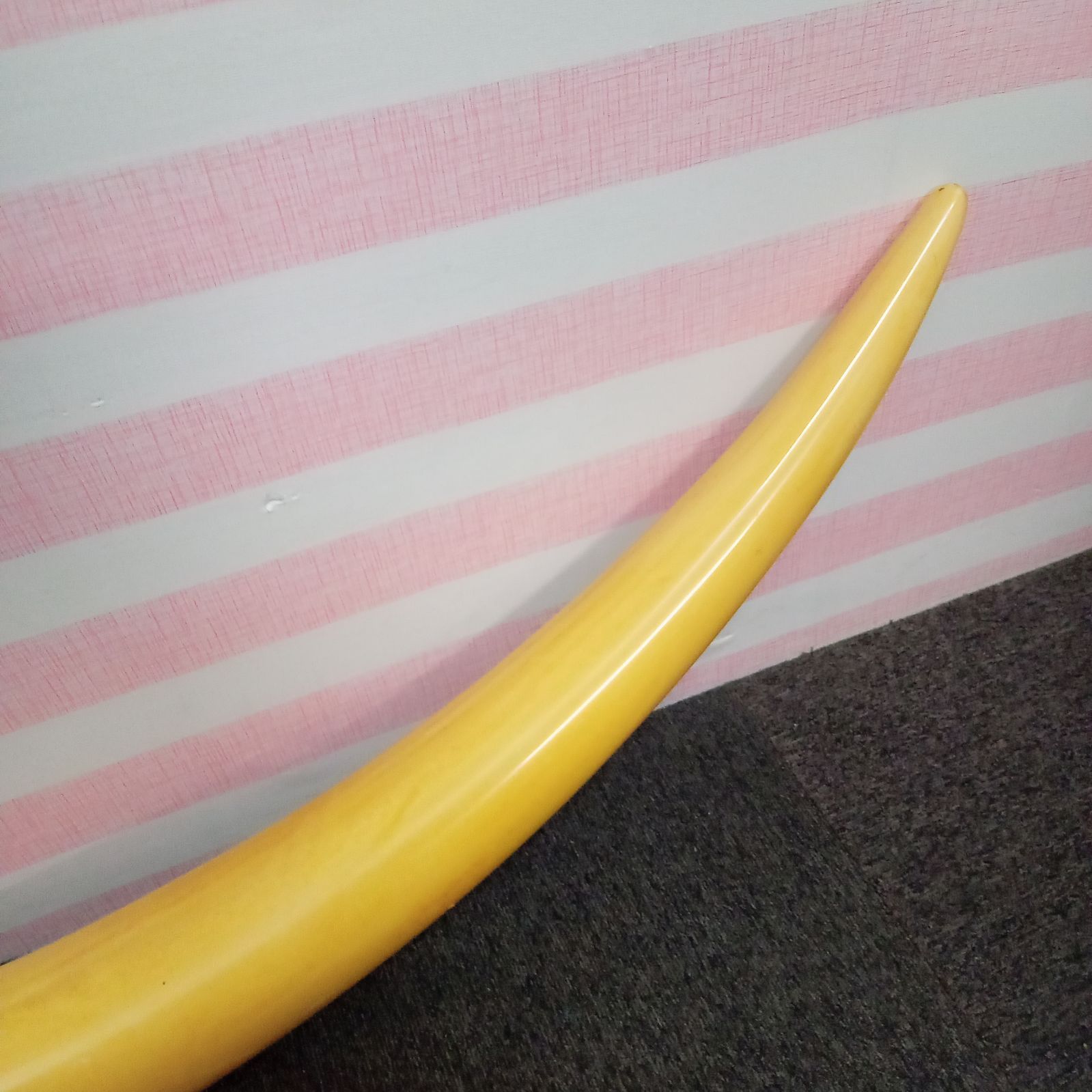 【ぼうや】74cm 一本牙象牙風置物 象牙 置物 象5頭 | 古美術ささき