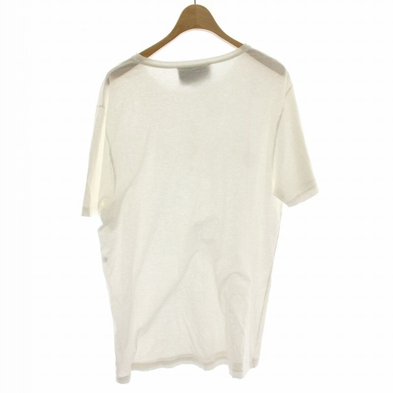 グッチ GUCCI Tシャツ カットソー 半袖 ロゴ プリント L 白 ホワイト MP GY 18