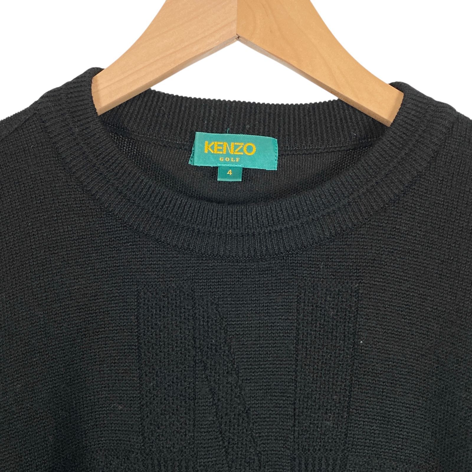 KENZO グラデーション ニットセーター メンズ（ゴルフウェア） 美品 90s KENZO GOLF グラデーション ニット セーター - メルカリ