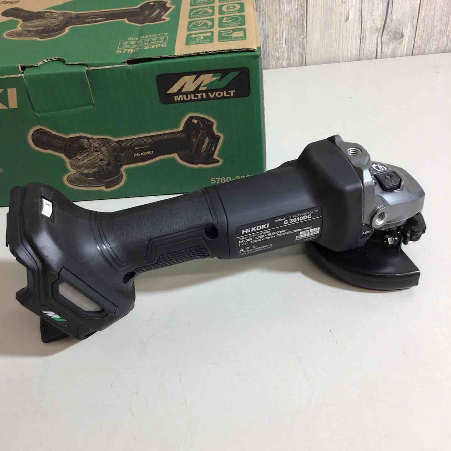 未使用品】◇HiKOKI(ハイコーキ) 36V 充電式 ディスクグラインダ 未使用品】◇HiKOKI(ハイコーキ) 36V 充電式 ディスクグラインダ