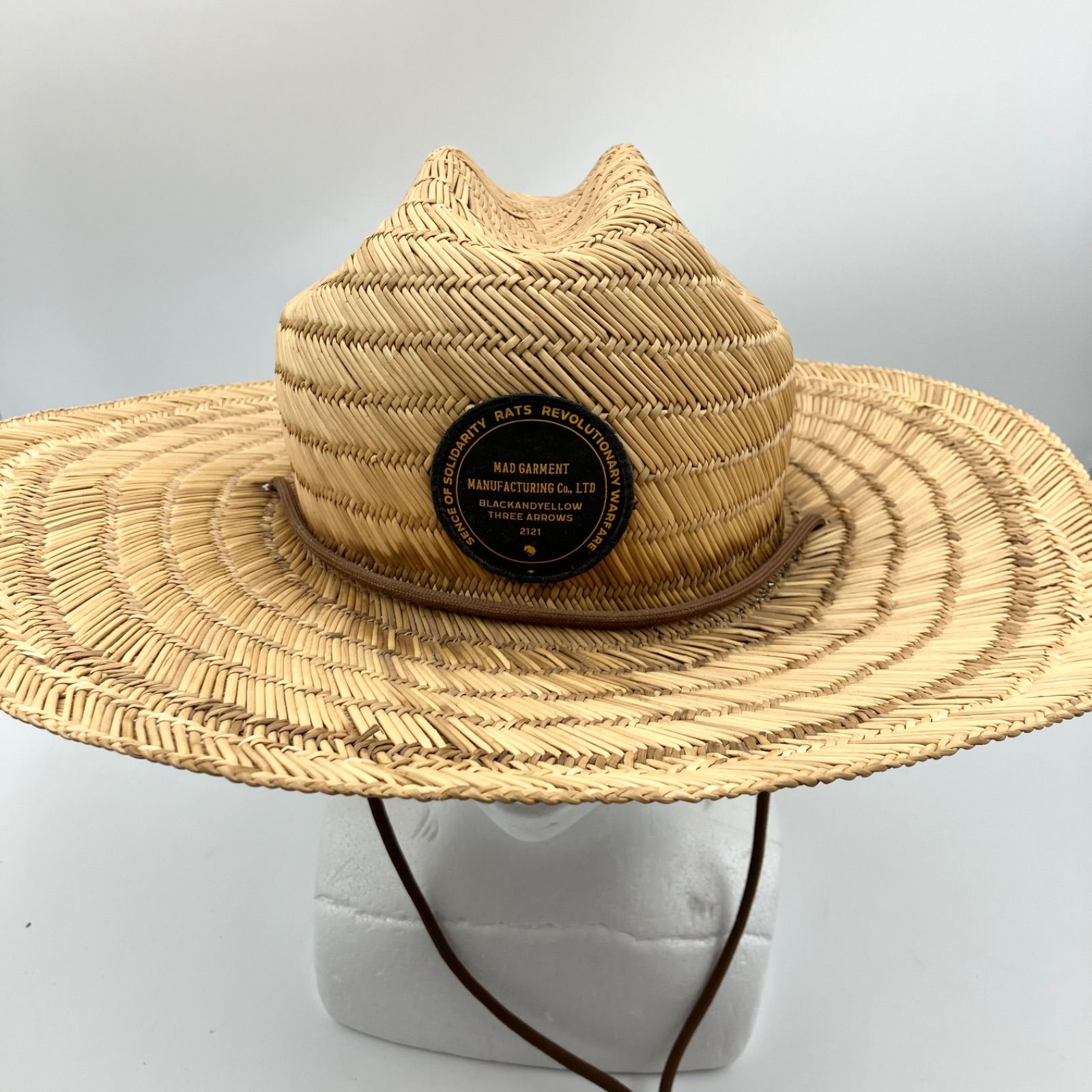 RATS ラッツ 麦わら帽子 ストローハット つば広 ベージュ メンズ SG 303-13