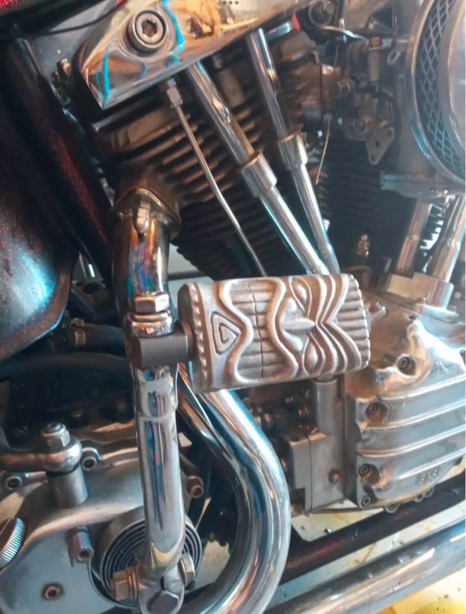 Tiki キック ペダル ヴィンテージ chopper BUCO フランダース フリスコ BELL ベイツ ナックル パンヘッド ショベル スポーツ アイアン V1300 ティキ