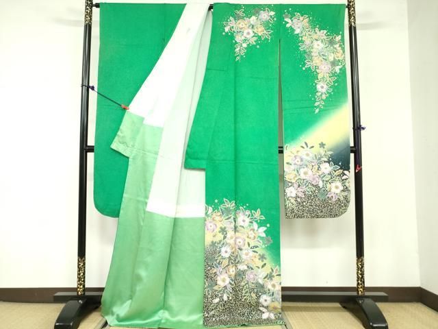 平和屋着物 豪華振袖 作家物 絞り 辻が花 暈し染め 金彩 正絹 DAAX1511op