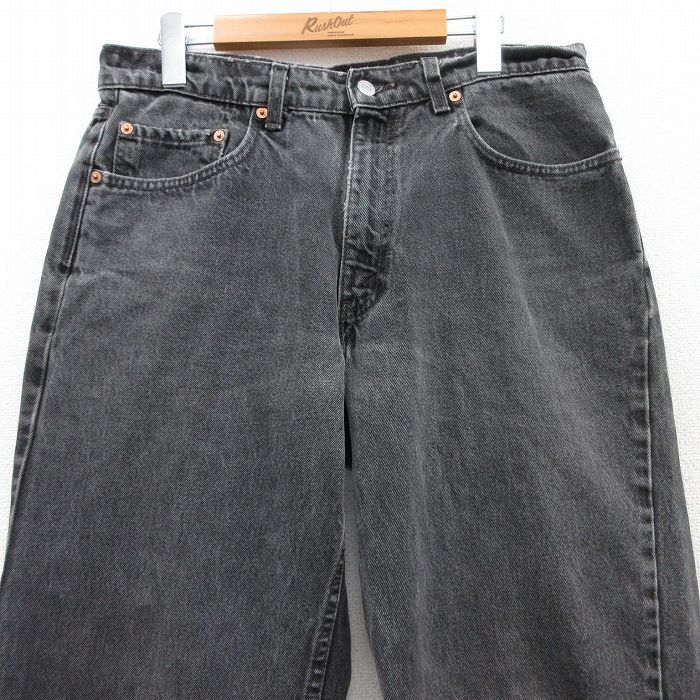 W34/古着 ジーンズ Levis リーバイス 550 メンズ 90s コットン