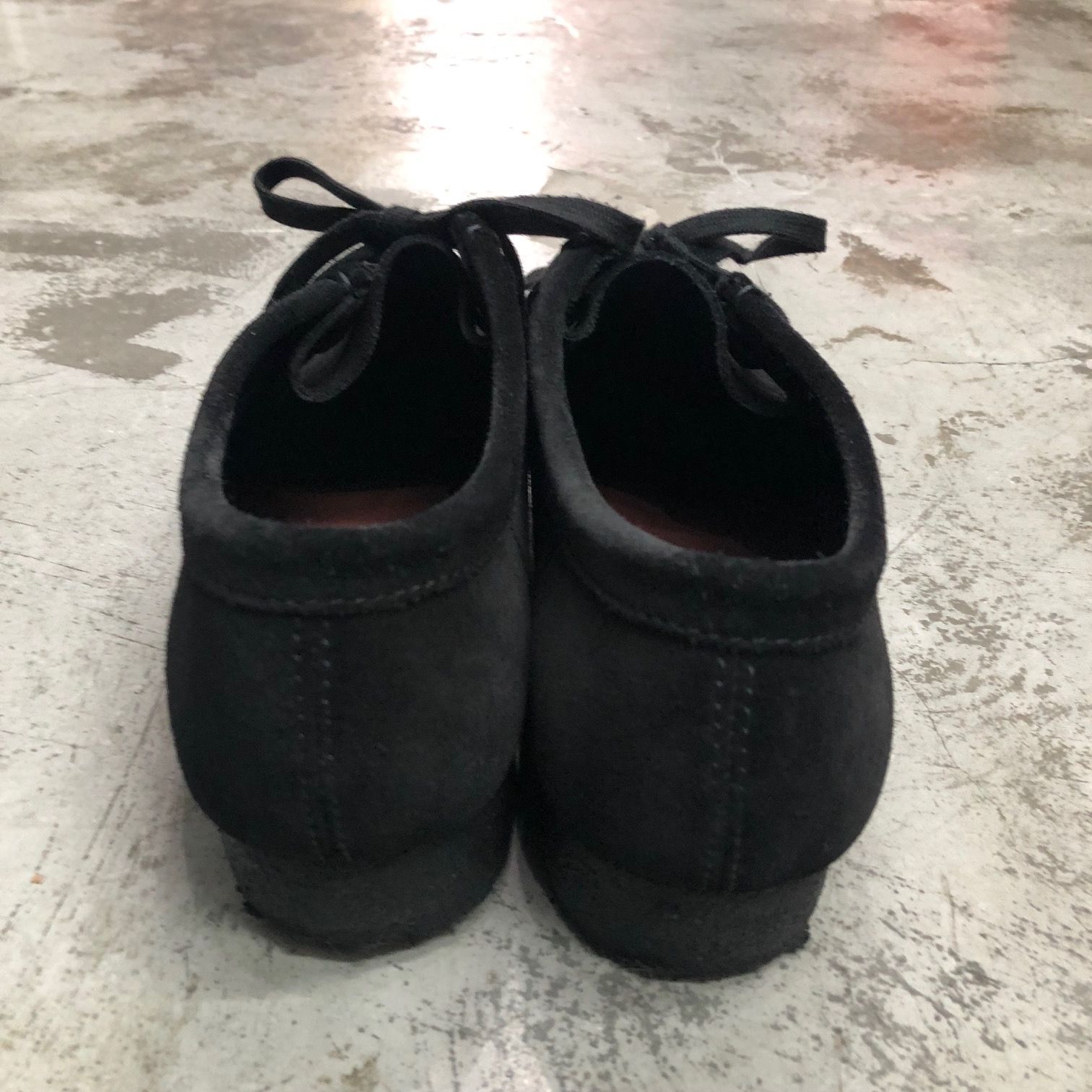 Clarks Wallabee クラークスワラビー ブラック UK8 Wallabee / メンズ ワラビー（ブラックレザー） -Clarks