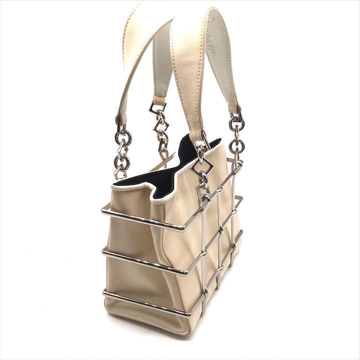 超美品 Paloma Picasso パロマピカソ ワイヤー バスケット ミニ ハンド