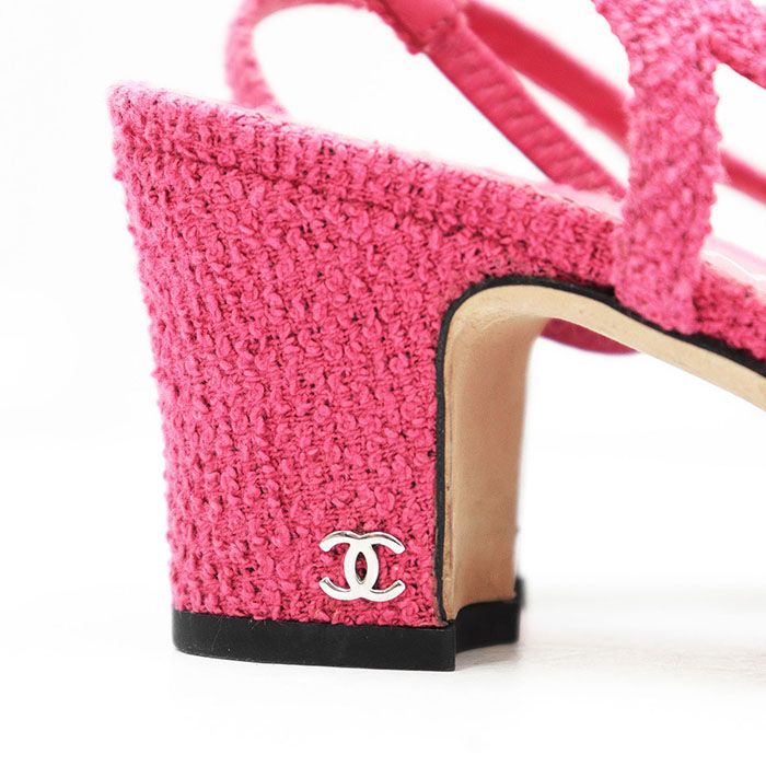 輝くCOCOが素敵♡【CHANEL】スリングバック パンプス スリングバック シューズ - スウェード ゴートスキン
