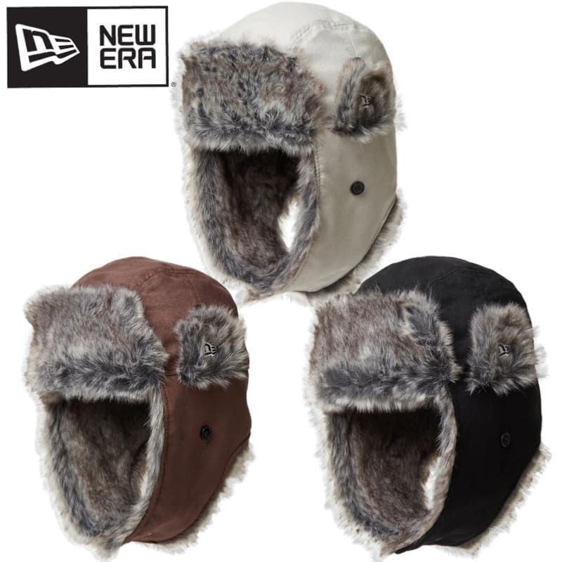 NEWERA XLARGEコラボ フライトキャップ パイロットキャップ 即