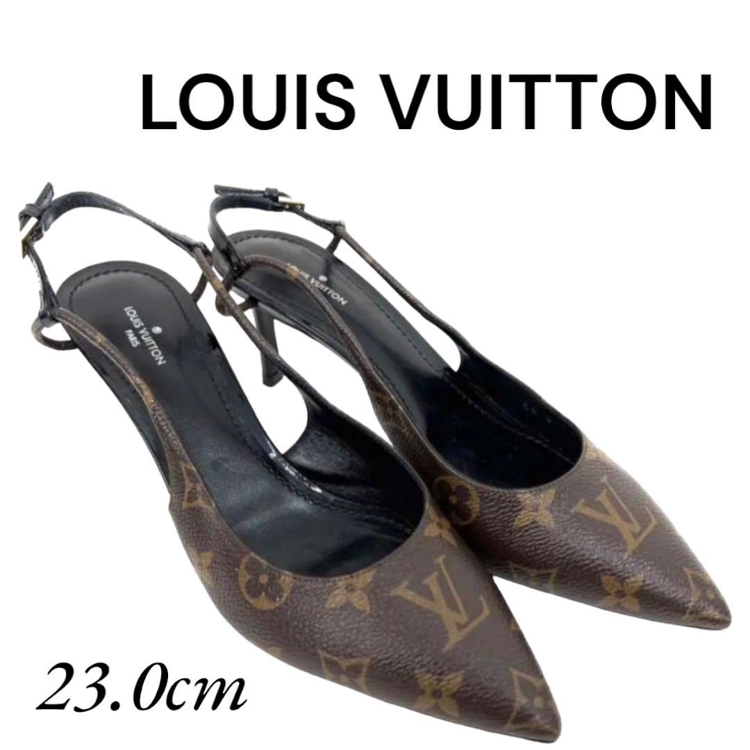 最安値 Louis Vuitton ルイヴィトン シェリー・ライン パンプス ヒール 靴