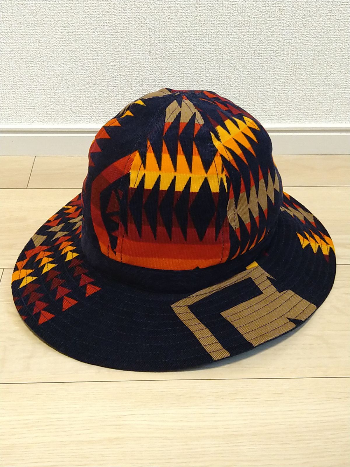 sacai PENDLETON 19ss NATIVE HAT ネイティブ ハット 帽子 サカイ ペンドルトン ネイビー WWW_NOITHATQUANGTHANH_NET