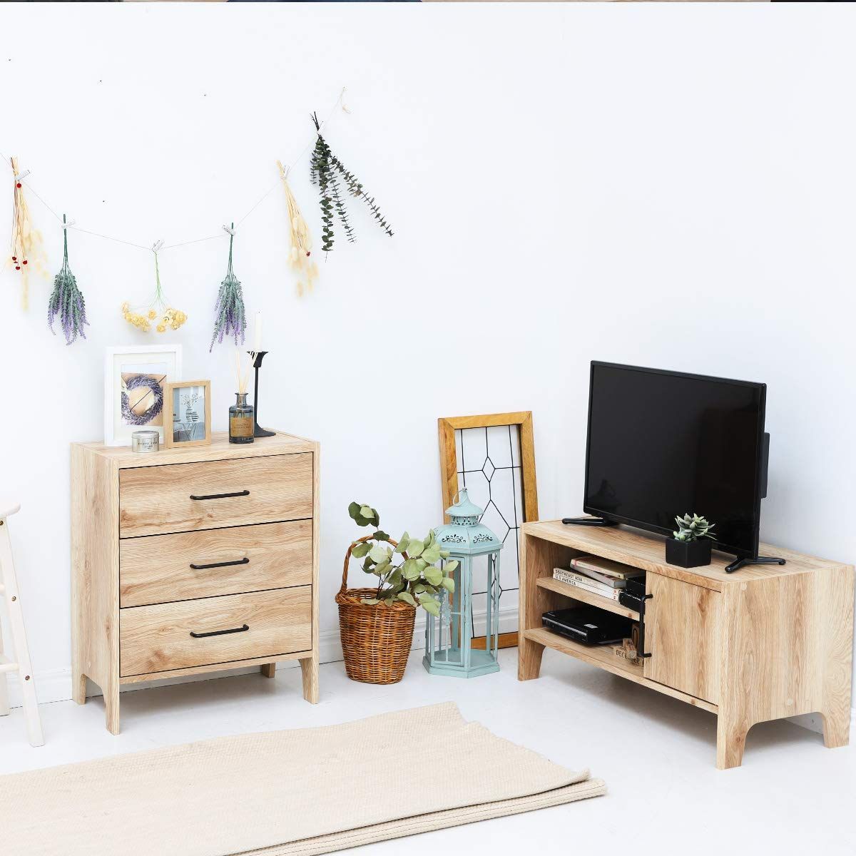 ビエンテージ ライト VTL-7060HNN 奥行35.6cm 高さ71.4 幅58.1 ナチュラルブラウン チェスト 白井産業