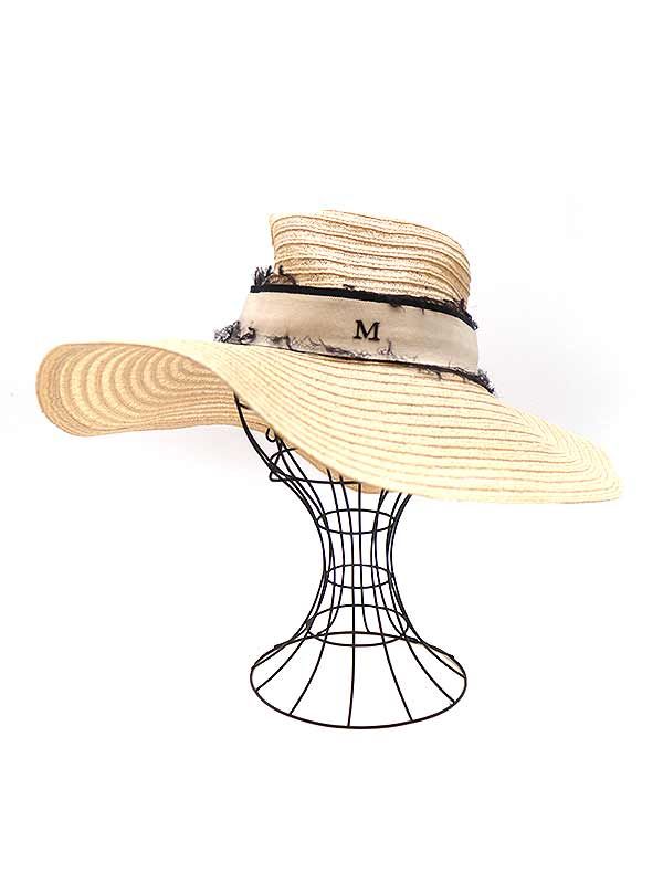 Maison Michel メゾンミッシェル ストローハット 帽子 MAISON MICHEL