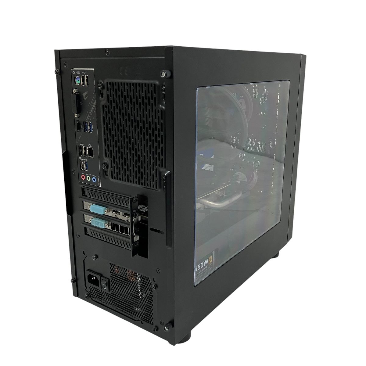  自作PC GIGABYTE B550M AORUS ELITE ゲーミングデスクトップPC AMD Ryzen 5 3500X 32GB SSD 2TB GTX 970 中古 T9124127