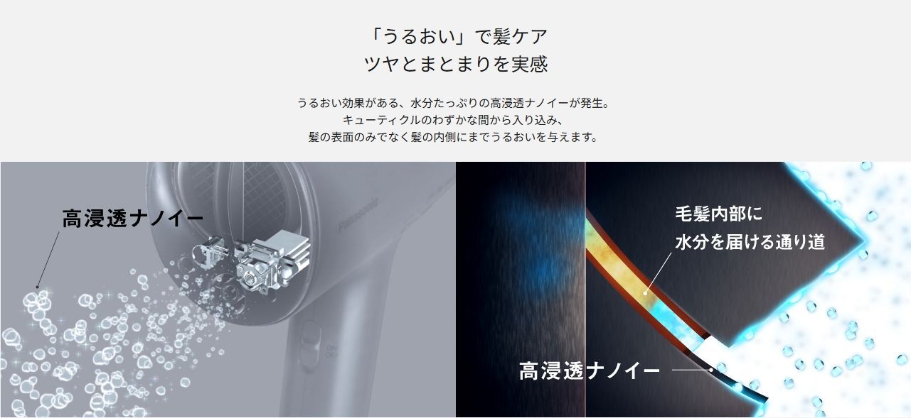 新品」Panasonic ナノケア EH-NA0K-P [さくらピンク] ヘア