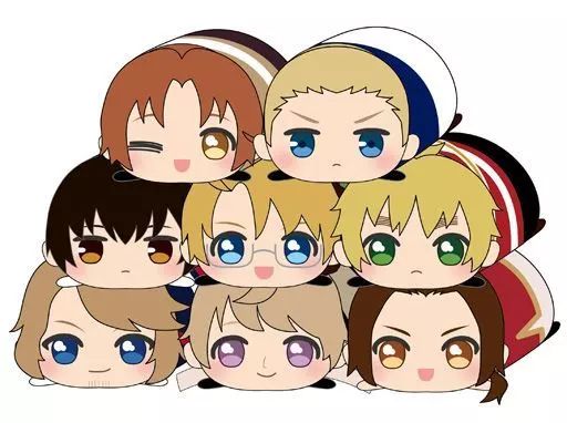 雑貨　全8種セット 「ヘタリア World★Stars ごろりんマスコット」 ヘタリア World☆Stars』よりごろりんマスコットが新登場