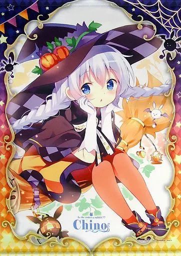 中古】タペストリー ハロウィンチノ B2タペストリー 「ご注文はうさぎ