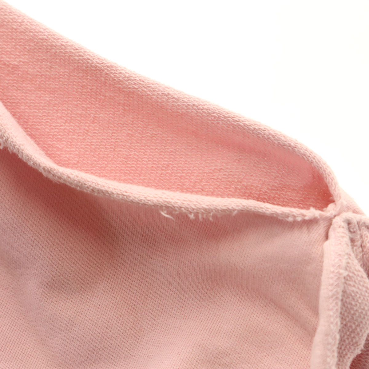 古着 Maison Margiela メゾンマルジェラ 半袖 肩あき スウェット トレーナー S ピンク レディース 古着 Maison Margiela メゾンマルジェラ 半袖 肩あき スウェット