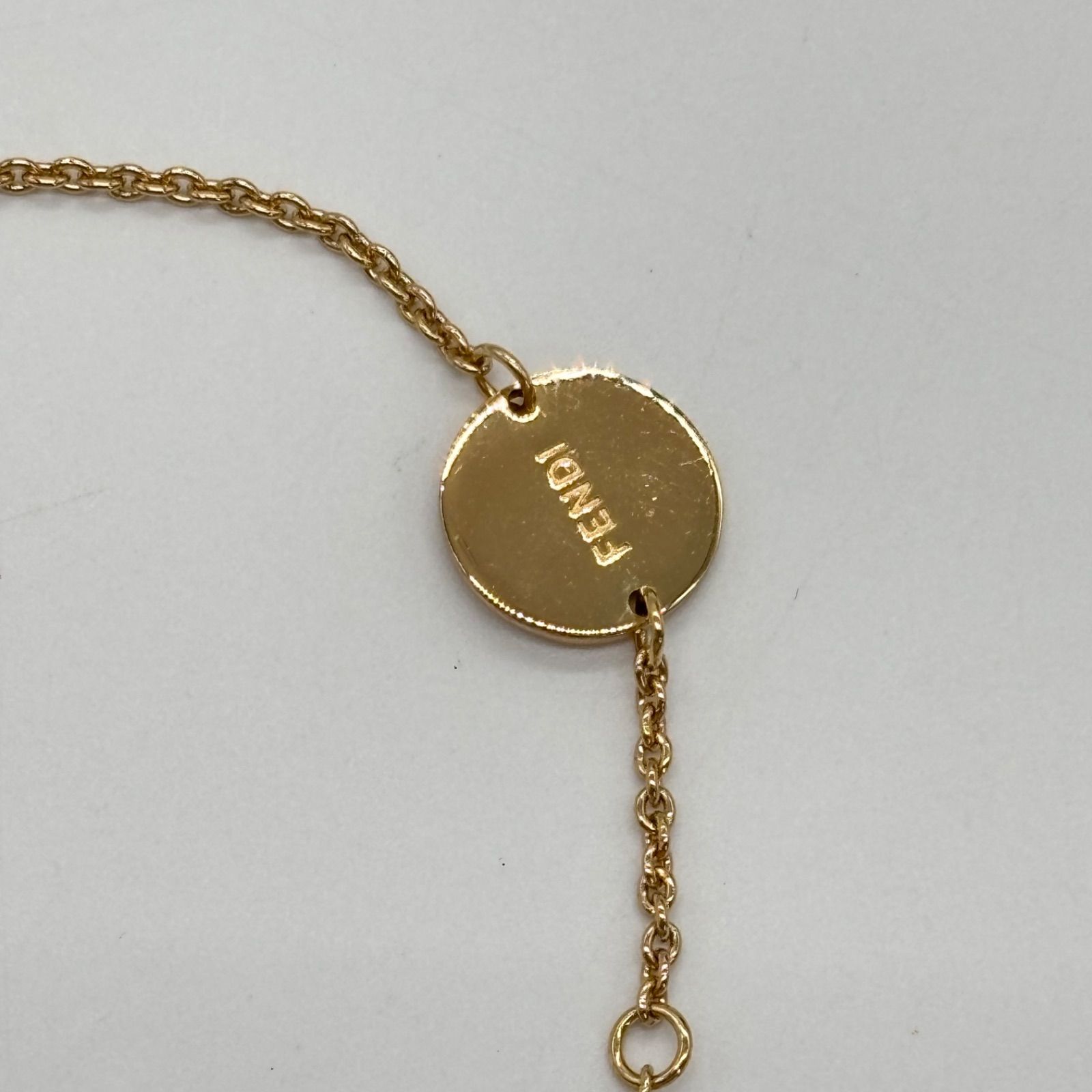 極美品】FENDI フェンディ ブレスレット ゴールド 8AG761 GP