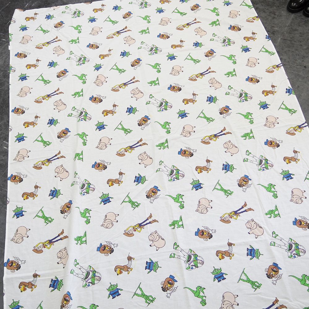 大判！トイストーリー シーツ★ヴィンテージ・リメイク★USAウッディーバズ USAヴィンテージ ベッドシーツ トイストーリー リメイク生地 ウッディ