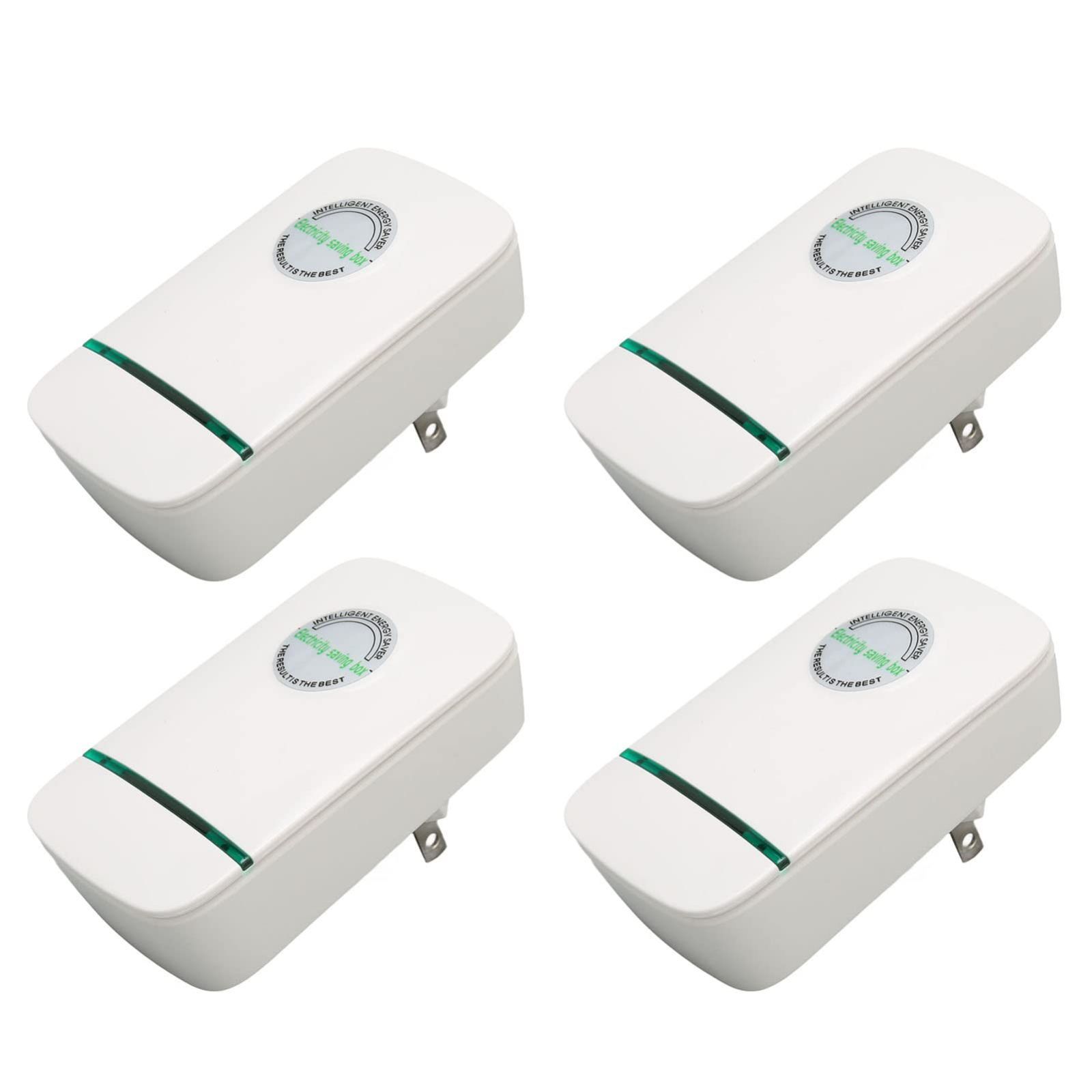 【新着商品】家庭、オフィス、市場向けの省エネデバイス 節電、節電ボックス 最大20%-35% 家庭用エネルギーセーバー プロフェッショナル 高効率 AC90-240V パワーセーバー、4個