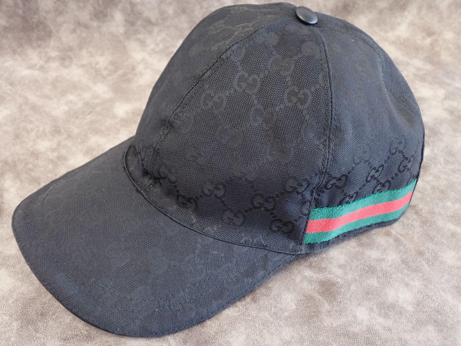GUCCI グッチ GG柄 シェリーライン ブラック ベースボール