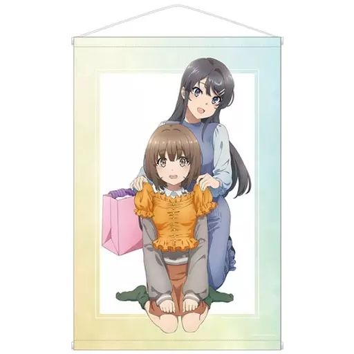 中古】タペストリー 桜島麻衣＆梓川花楓 B2タペストリー 「青春ブタ