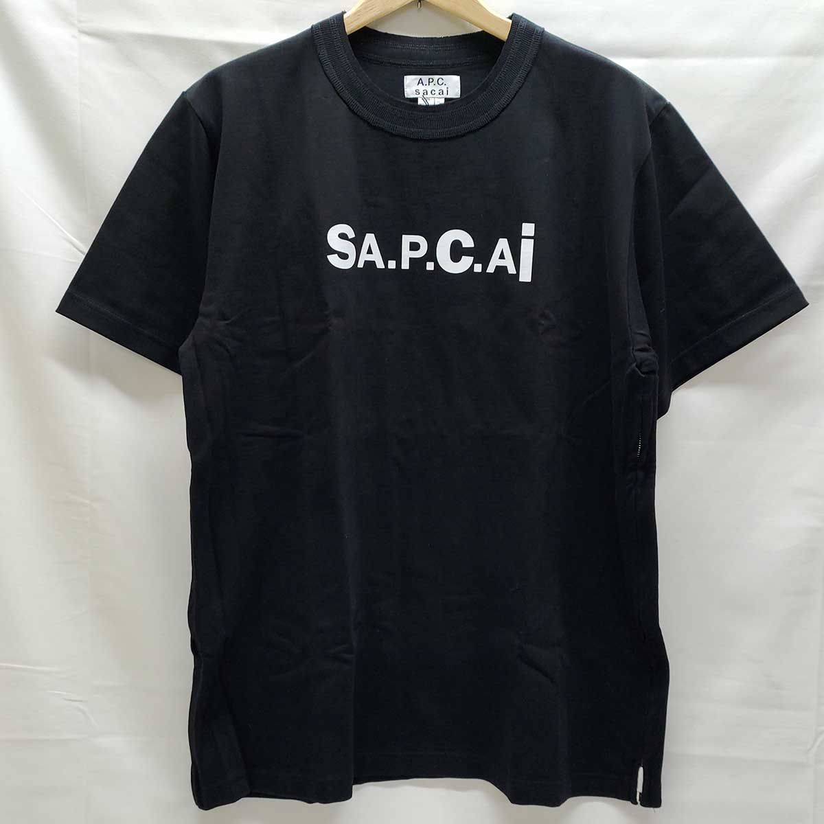 XXL SACAI A.P.C Tシャツ ブラック KIYO