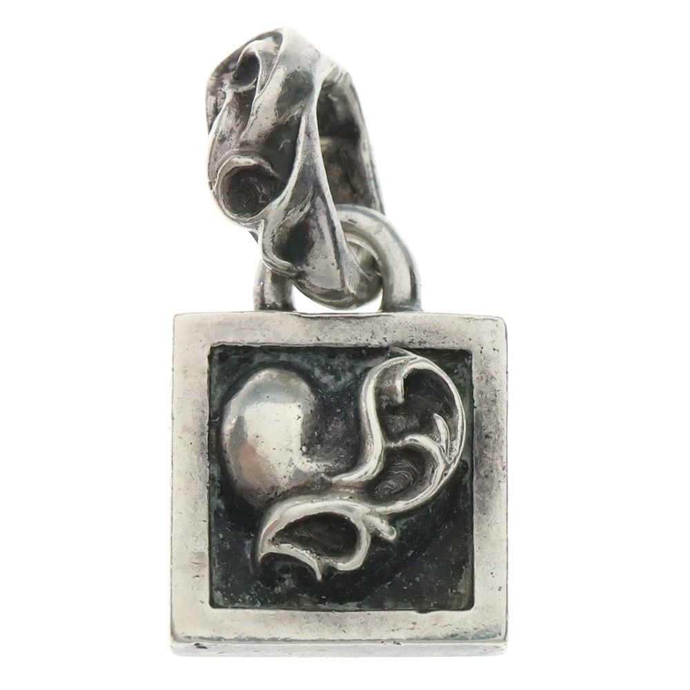 CHROME HEARTS クロムハーツ FRAMED HEART フレームドハート チャーム ペンダントトップ シルバー BCA273