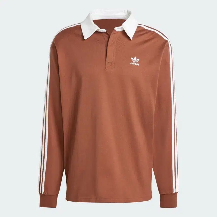 【雷市場（ポンジャン）商品韓国直送】 adidas(アディダス) アディカラー ラグビーシャツ 茶色