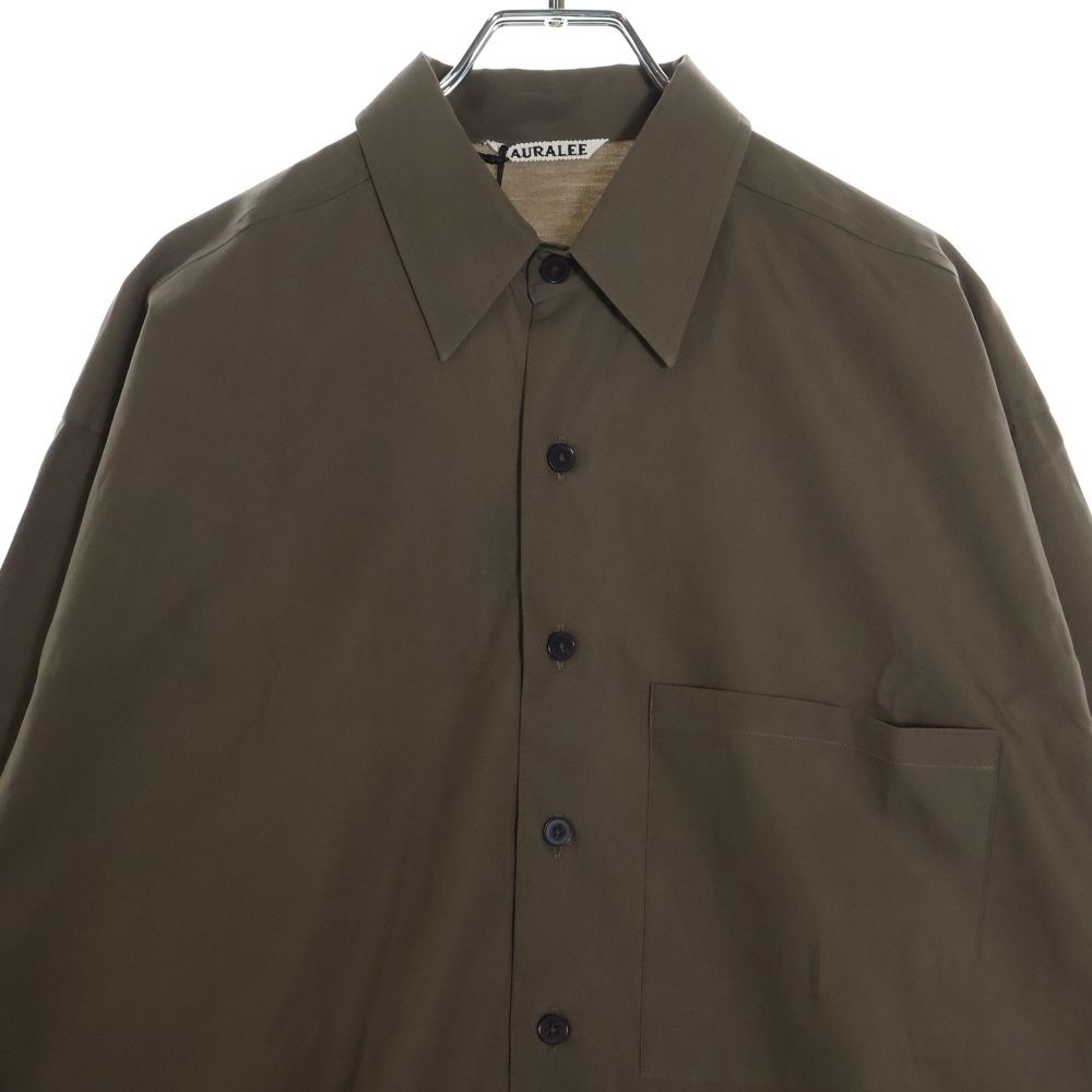 AURALEE (オーラリー) 25AW WASHED FINX TWILL BIG SHIRT