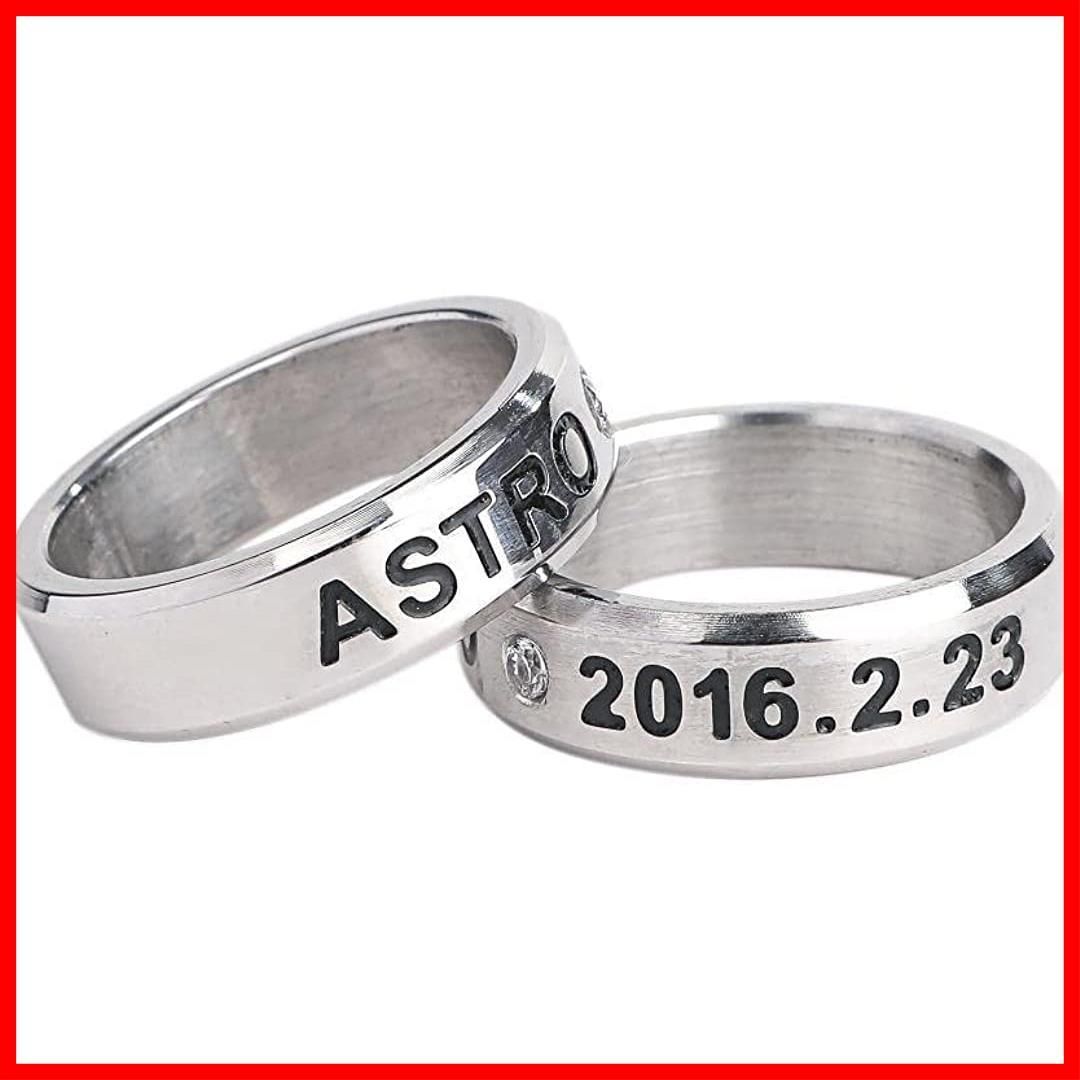 ASTRO ムンビン リング astro 2期 FC 指輪 Amazon.co.jp: ASTRO アストロ 指輪 リング ネックレス黒紐付き