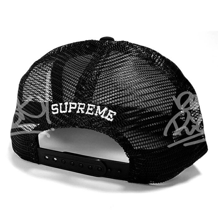 送料無料 メンズ キャップ ブラック Supreme シュプリーム Pinup Mesh Back 5-Panel FW25H60 シュプリームピンナップメッシュバック5パネルキャップ se1145r
